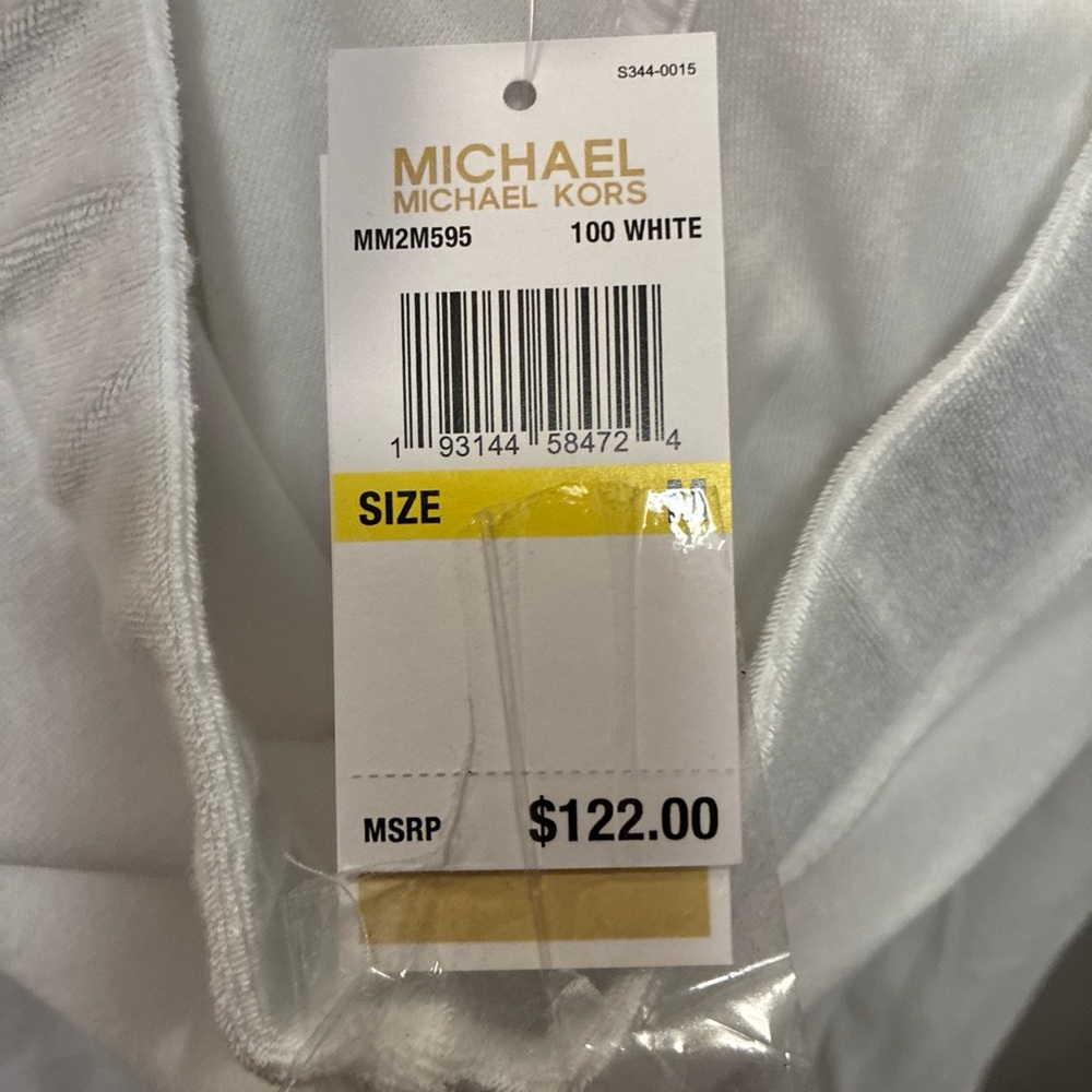 Michael kors ladies Terry swim suit cover size medium - Picture 7 of 7